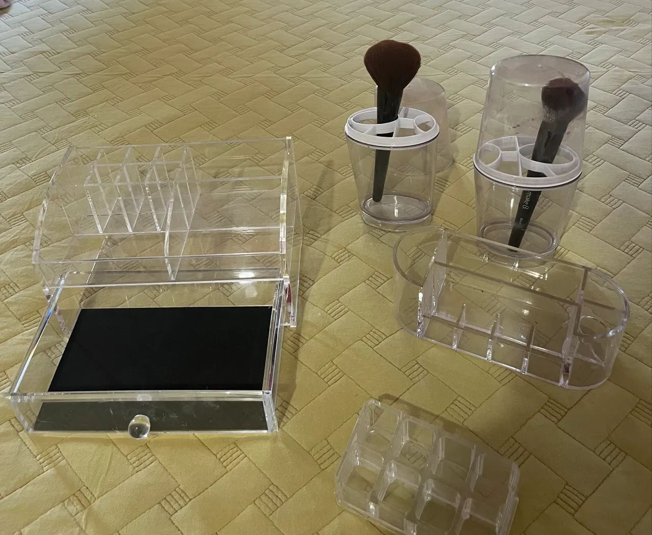 Kit organizador de maquiagem de acrílico  - Foto 4