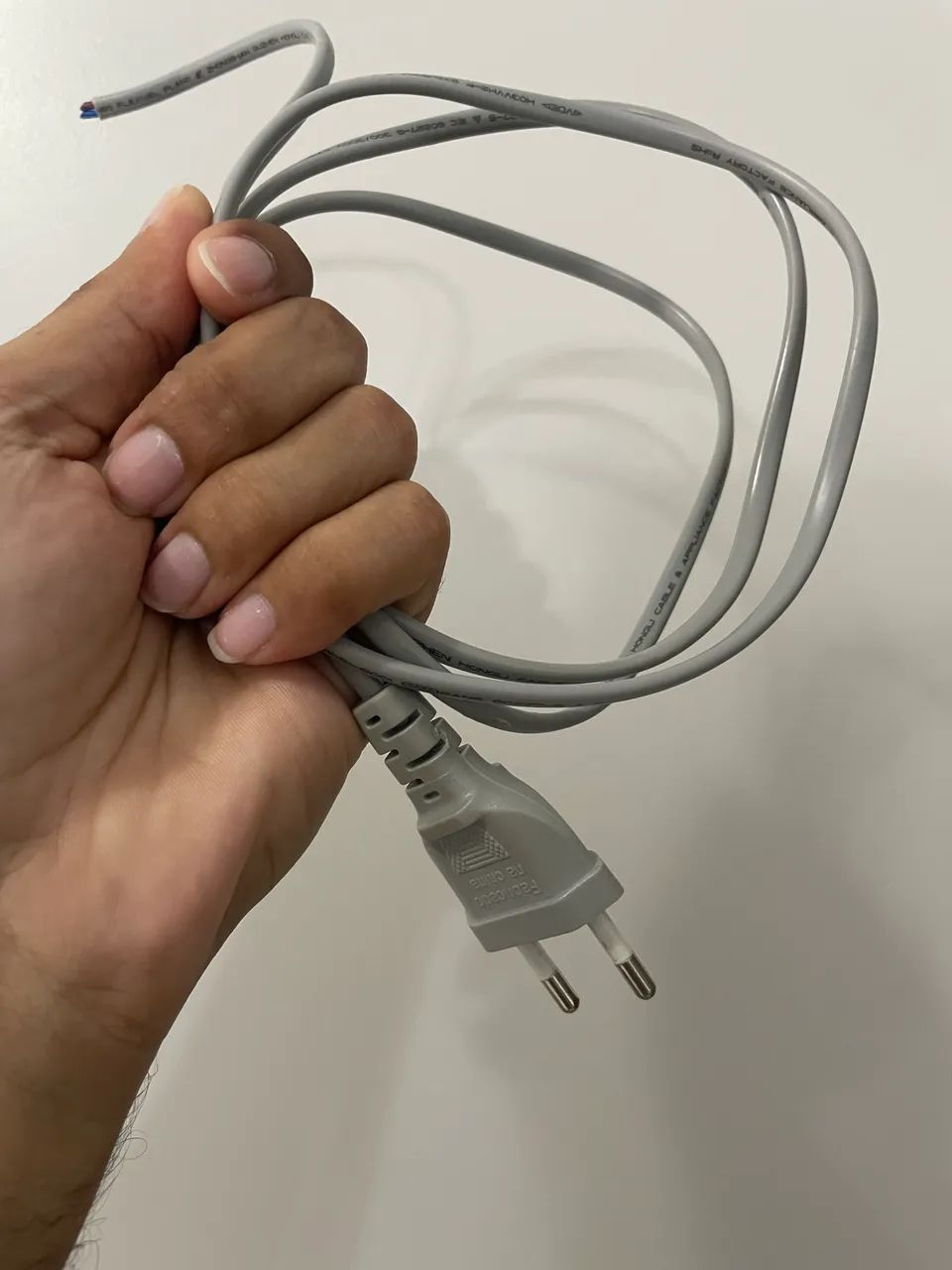Chicote Cabo Elétrico para Ventilador 1,30m