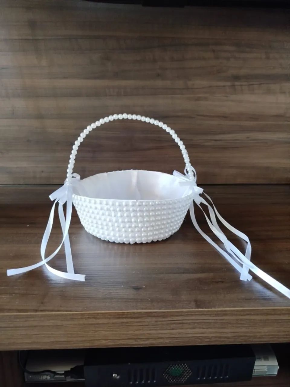 Cestinha para Daminha com Pérolas | Casamento - Foto 2