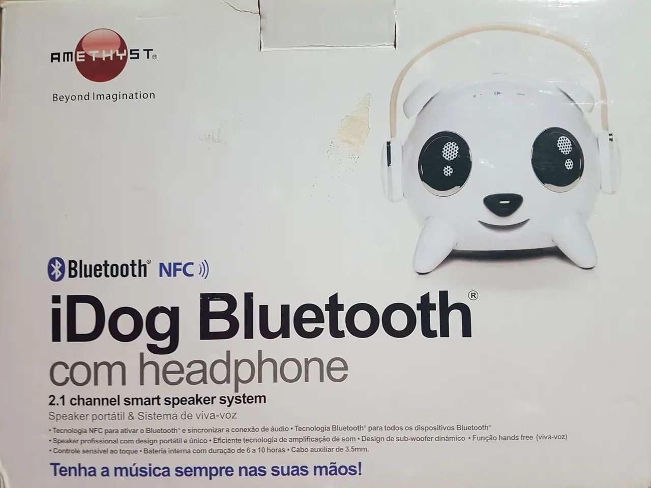 Idog Bluetooth com headphone