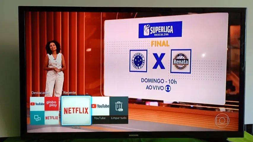 tv samsung 32 pol smart com garantia - Foto 2
