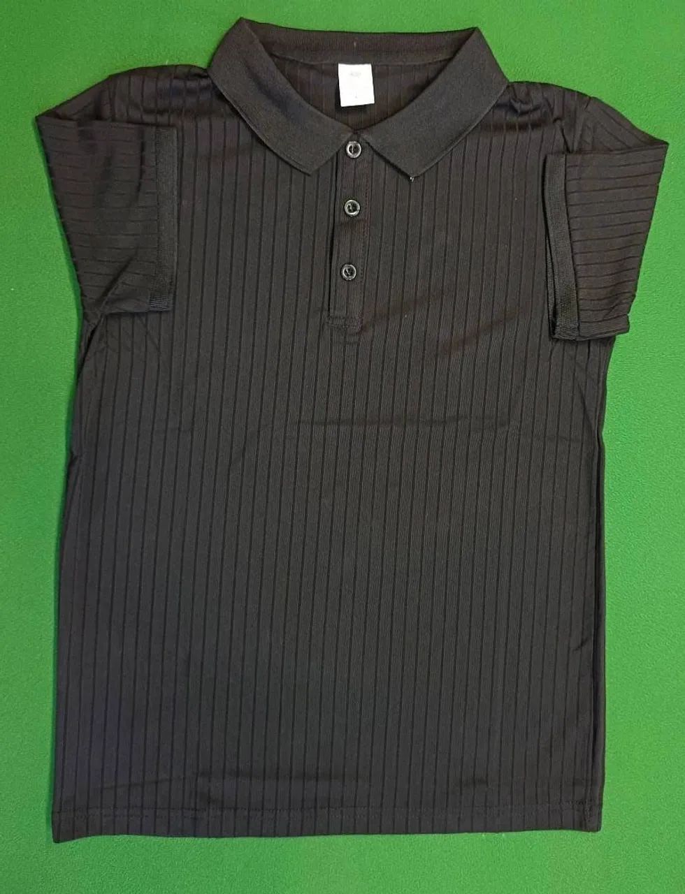 Camisa polo básica preta PP - Foto 2