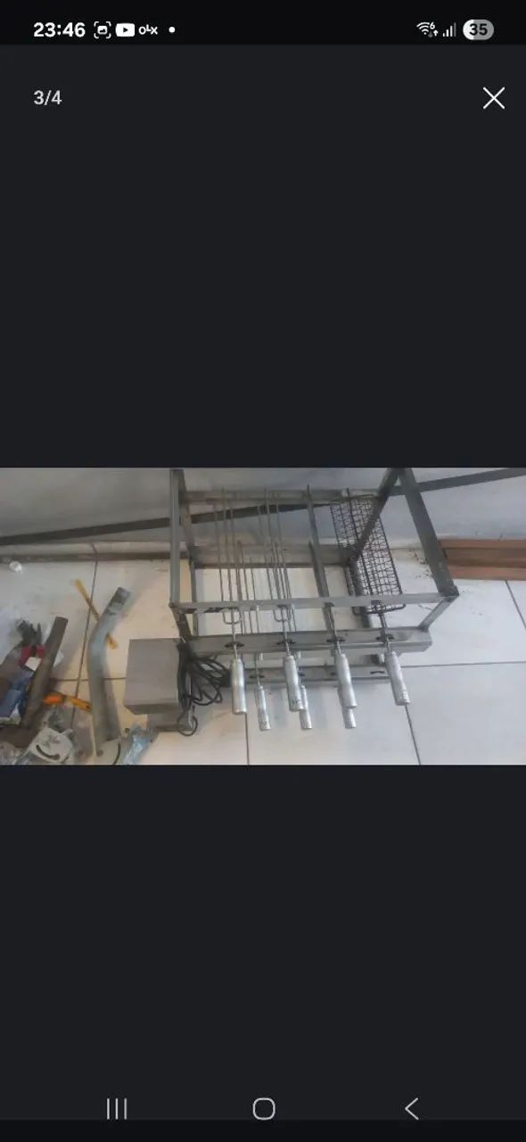 Churrasqueira  com espeto  - Foto 4