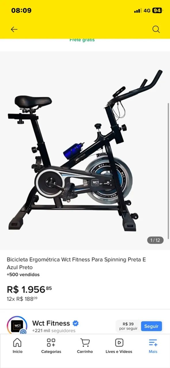 Bicicleta ergométrica 