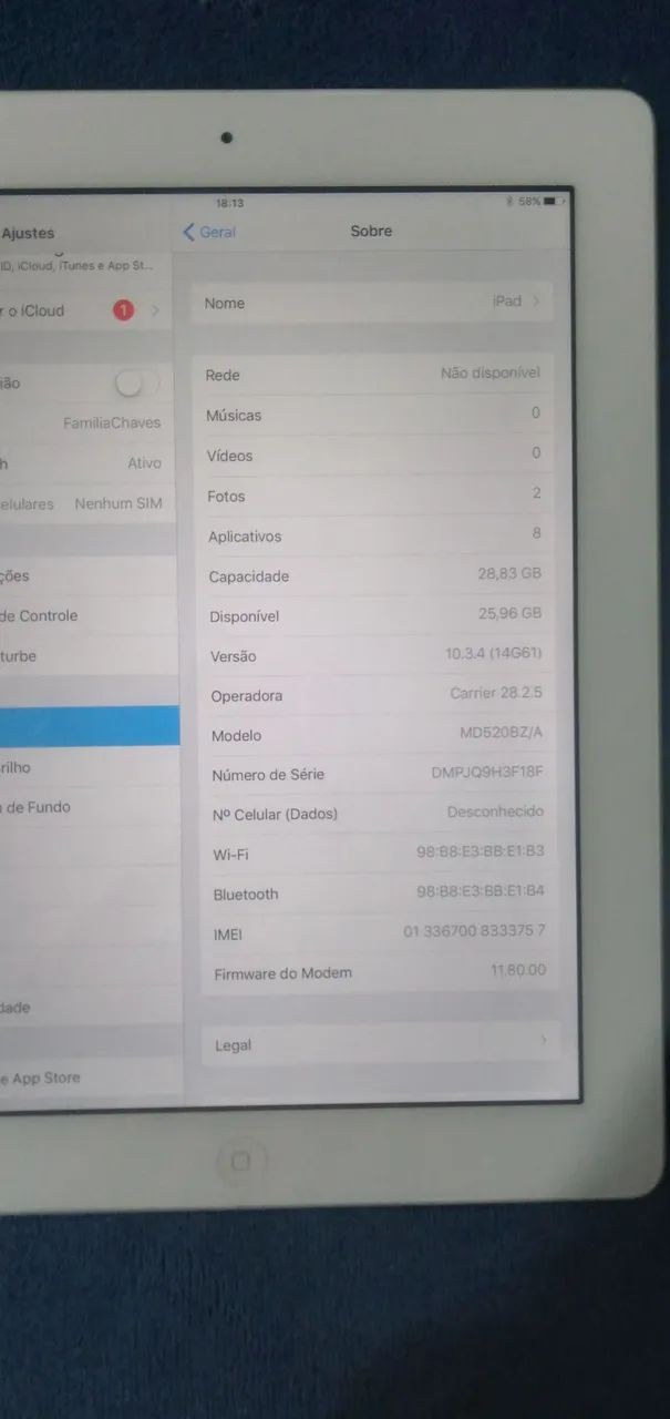 iPad 4 32gb IOS 10.3 Quase Novo  - Foto 3