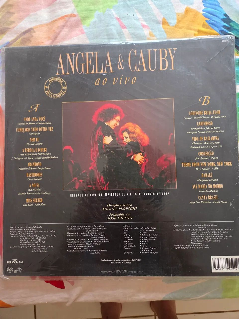 LP VINIL - Angela e Cauby - AO VIVO - Foto 2