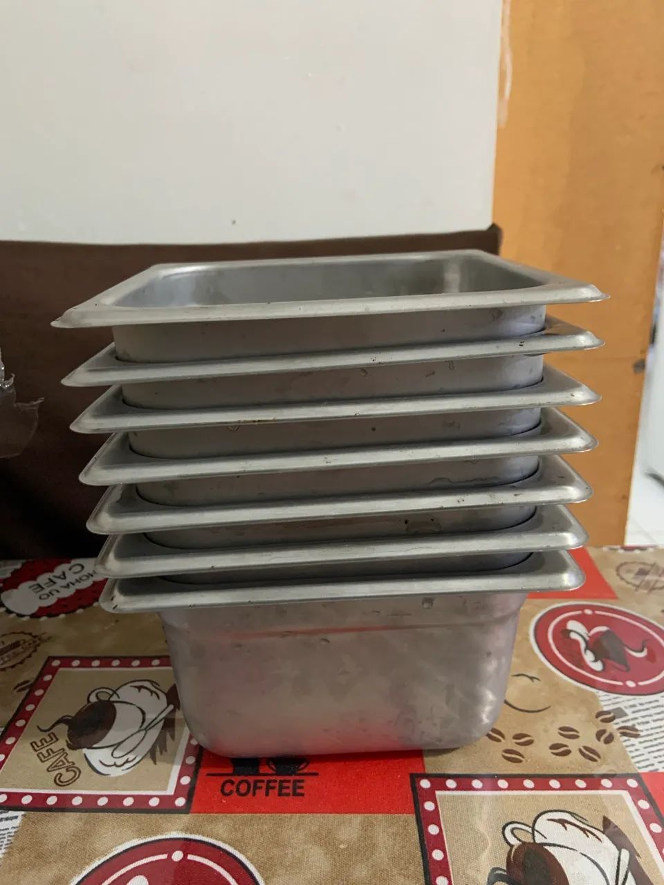 Kit com 7 Cubas de Alumínio - 1 Grande + 6 Médias - Foto 5