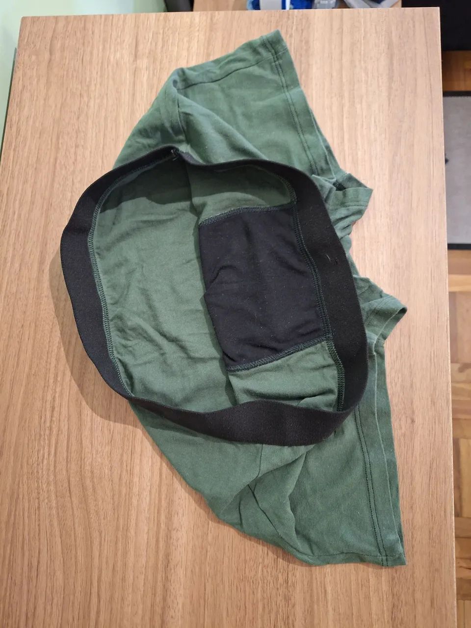 Cueca com bolso frontal verde - Foto 3