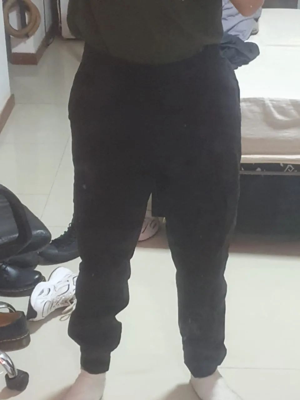 calça jogger bluesteel preta p 