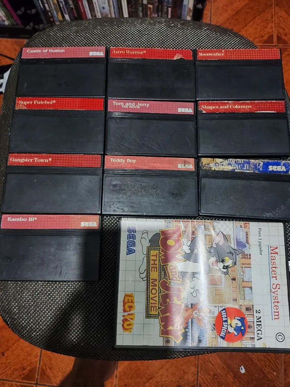 Lote 11 jogos de master System games sms