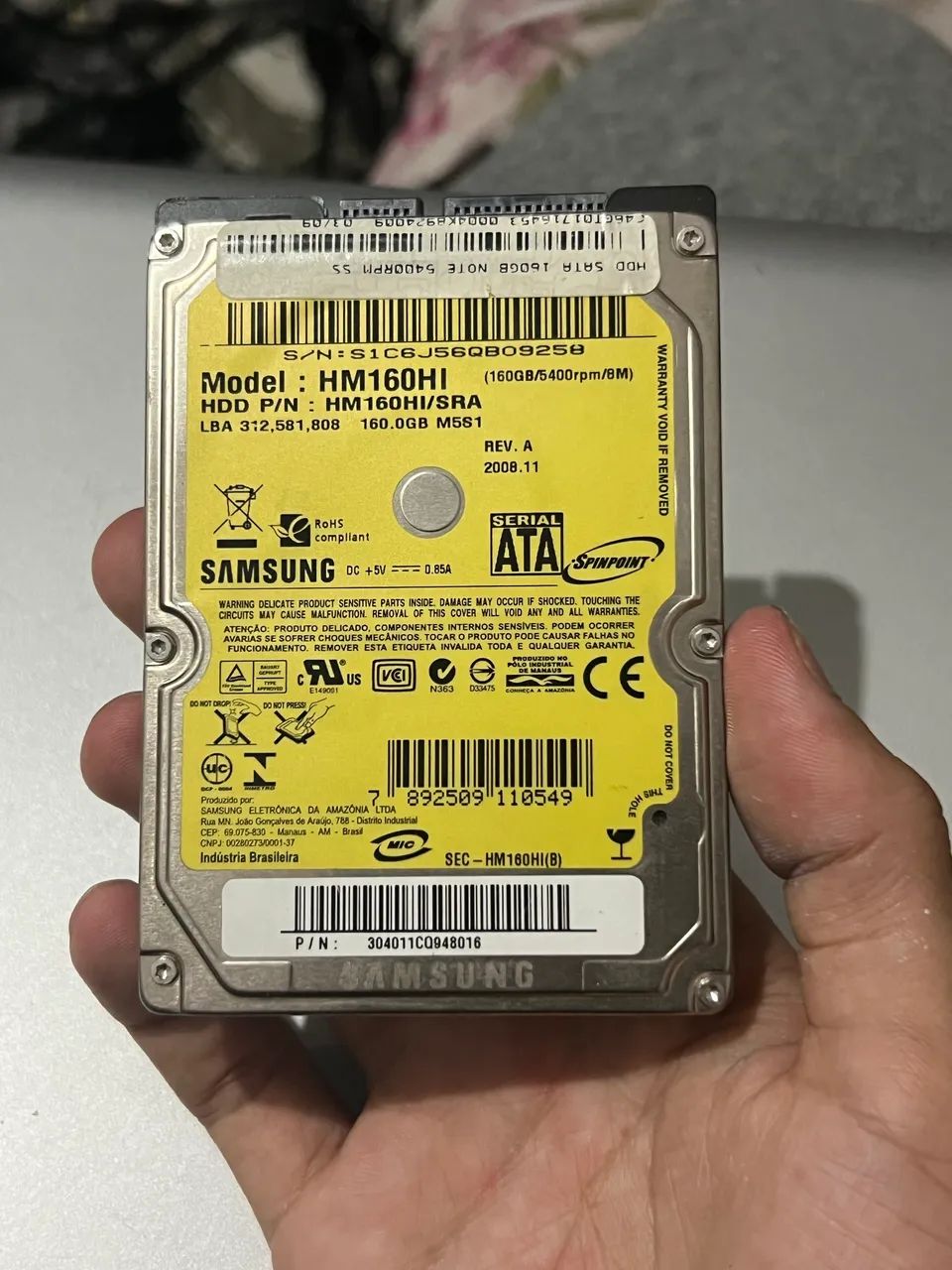 Hd 160 gb