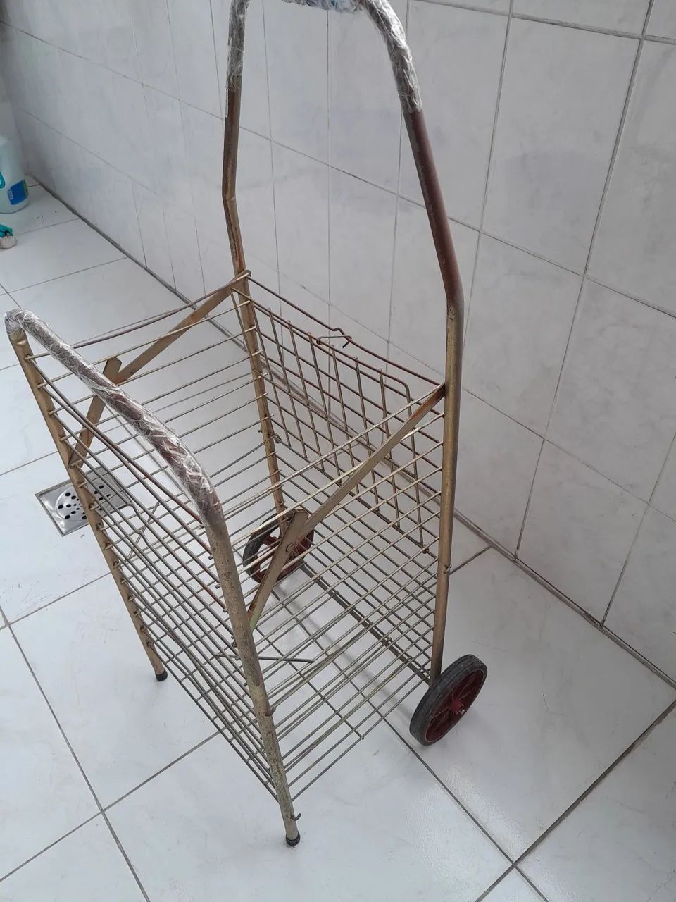 Carrinho de feira dobrável  - Foto 3