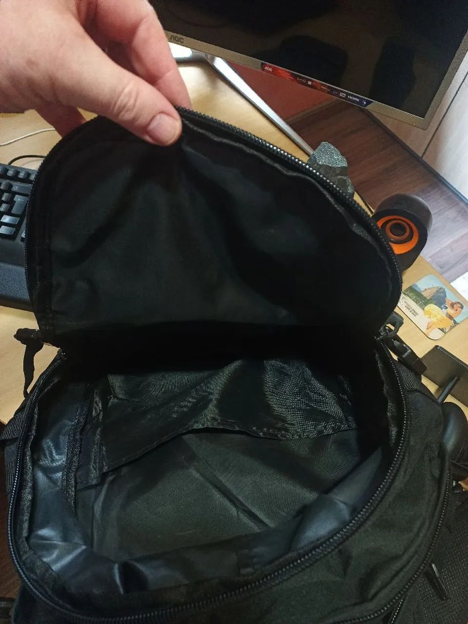 Mochila Tática com patch da Força Aérea RJ lona de nylon militar 900D - Foto 3