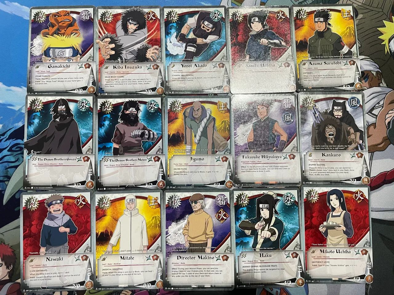 Lote 50 Cards Naruto CCG 1st Edition Original Shonen Jumps - Peças