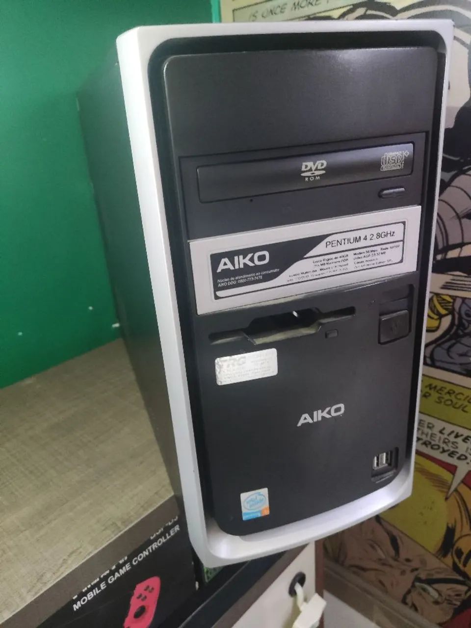 Computador Retrô AIKO Completo - Pentium 4 2.8GHz - 4GB RAM - Ideal Windows XP - Foto 2