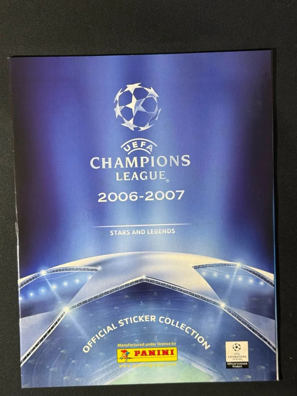ÁLBUM CHAMPIONS 06/07 Vazio 