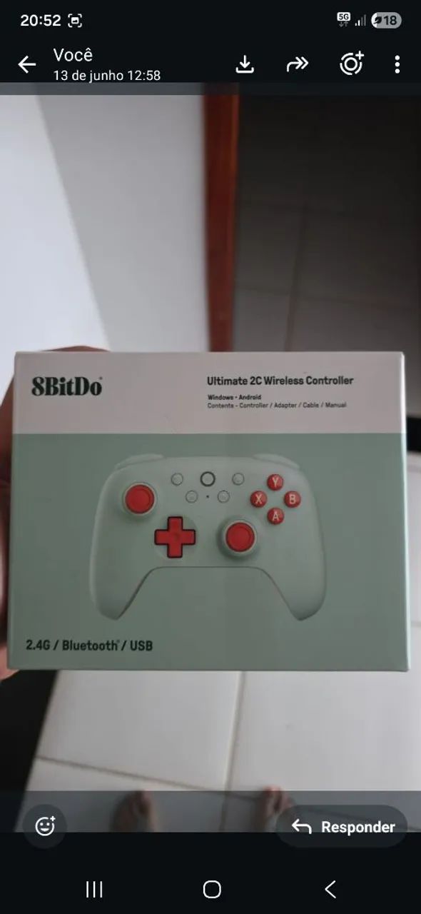 8BitDo Ultimate 2C Sem Fio 