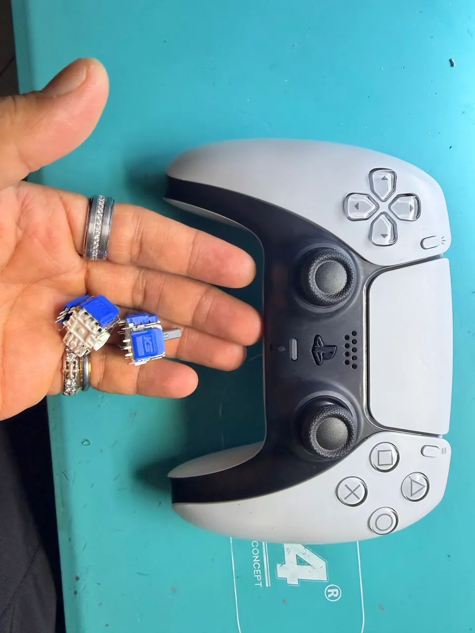 Controle PS5 dualsense com analógico TMR