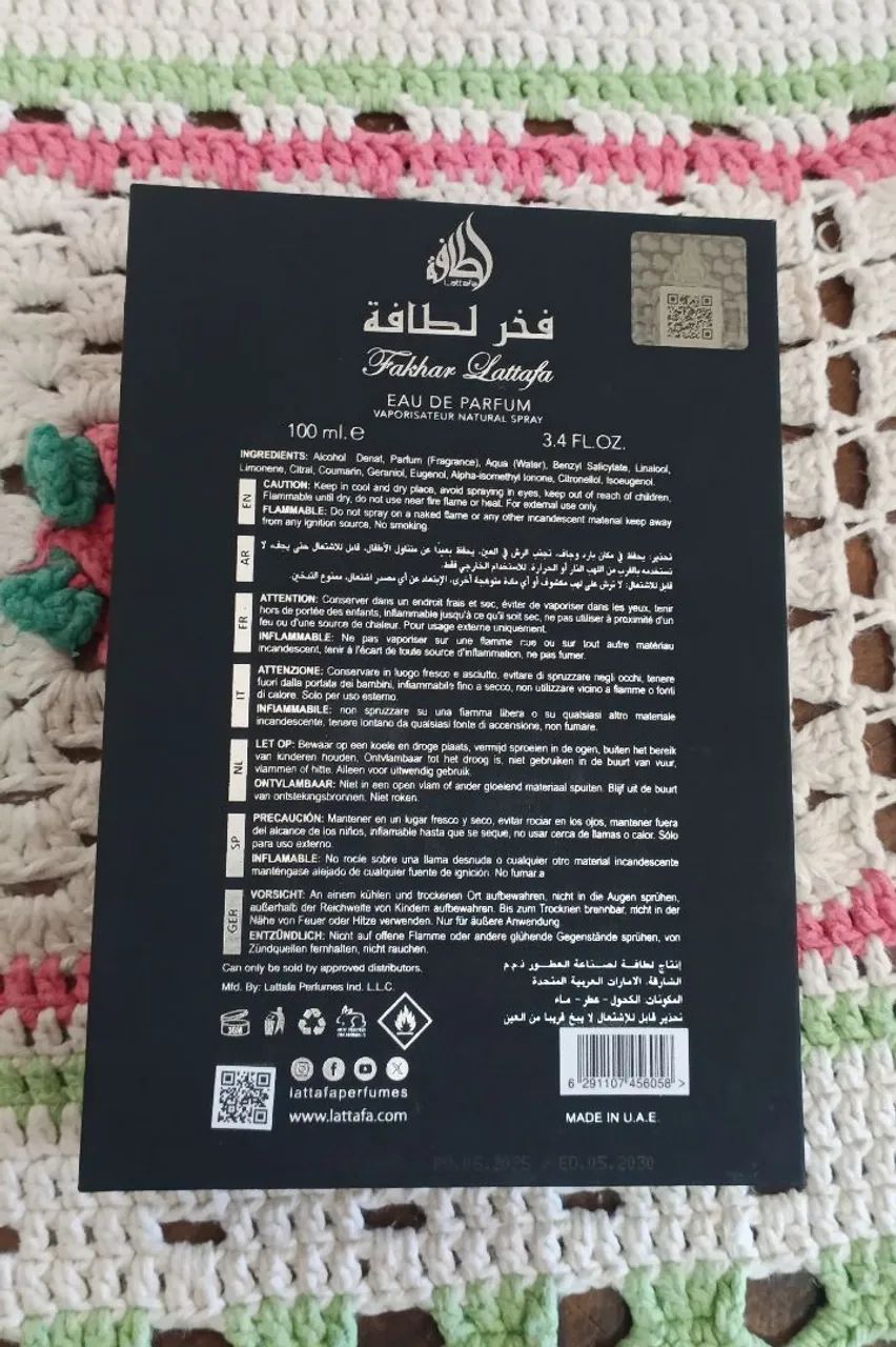 PERFUME FAKHAR BKACK 100 Ml  - Foto 4