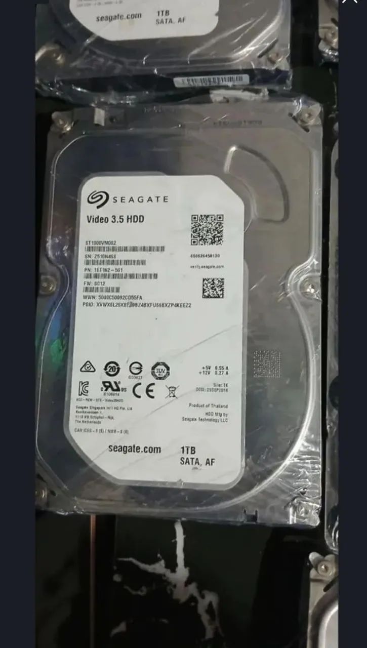 HD Seagate 1TB - 100% Saudáveis e Testados