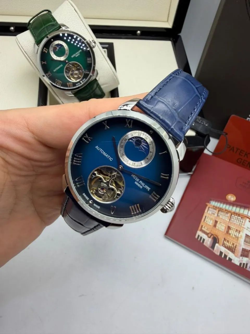 RELÓGIO AUTOMÁTICO ESTILO PATEK PHILIPPE - Foto 3