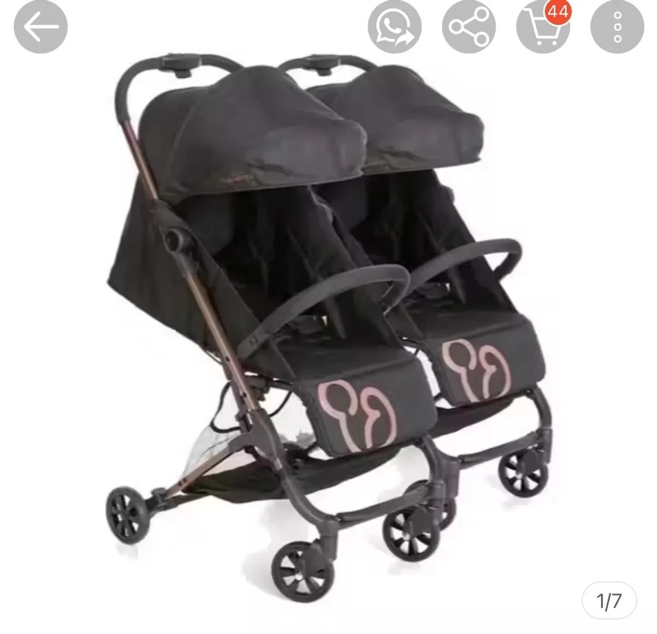 Vendo carrinho para gêmeos 