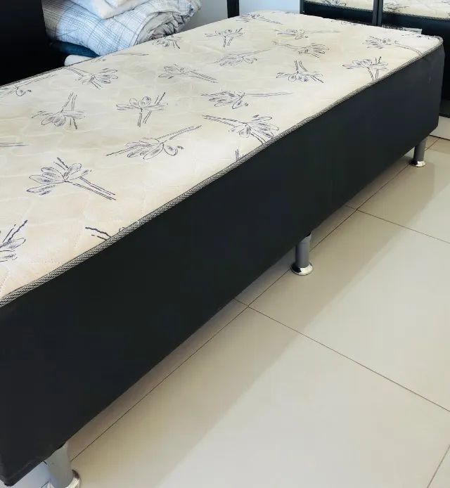 Cama Box Solteiro com cama Auxiliar Ortopédico D28 Preto - Ortobom - Foto 3