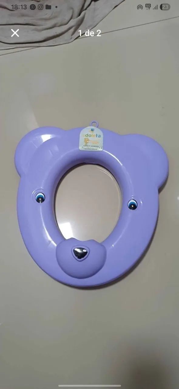 Assento redutor de vaso sanitário 