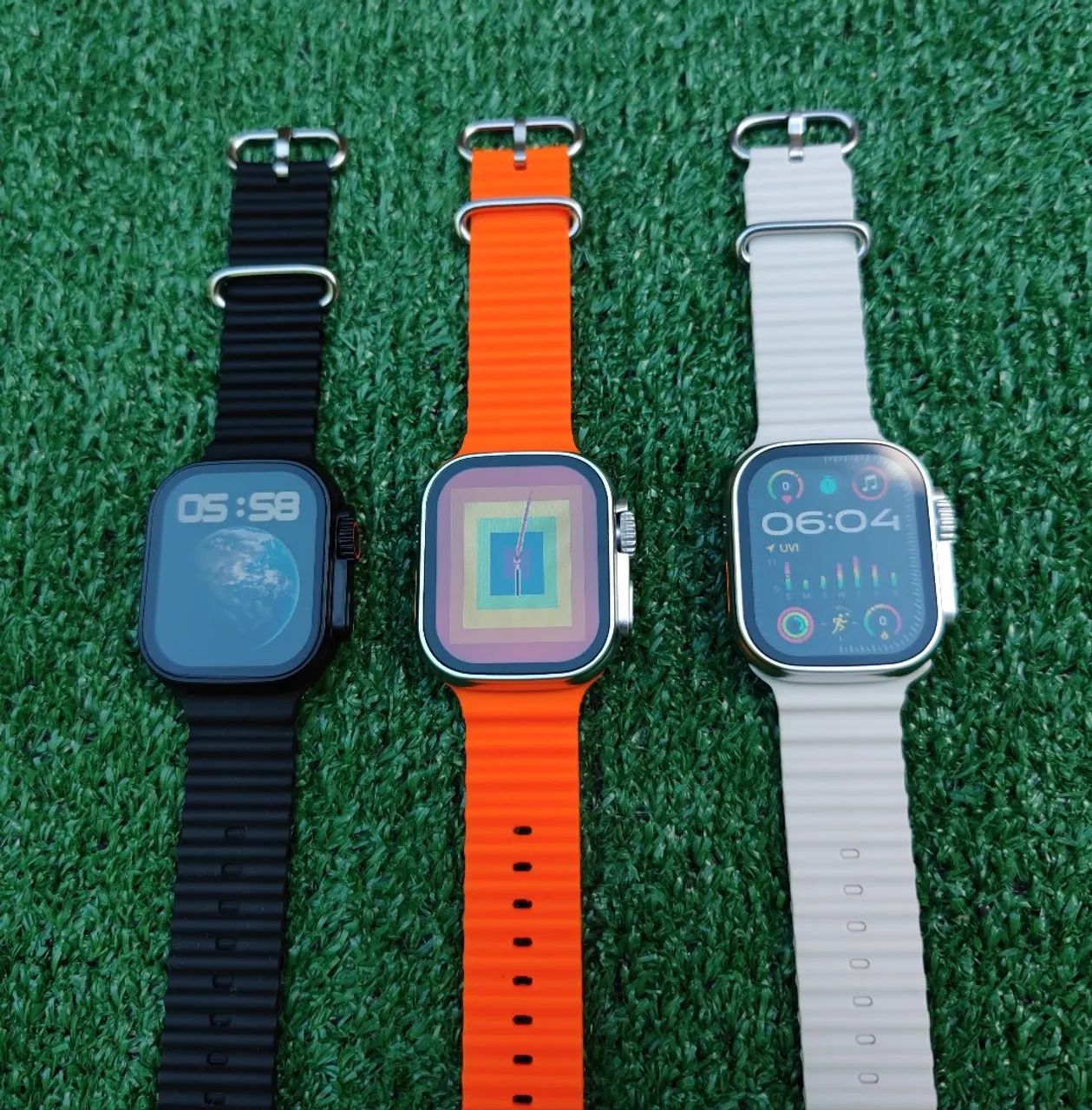 Smartwatch T10 ultra2 com três pulseiras