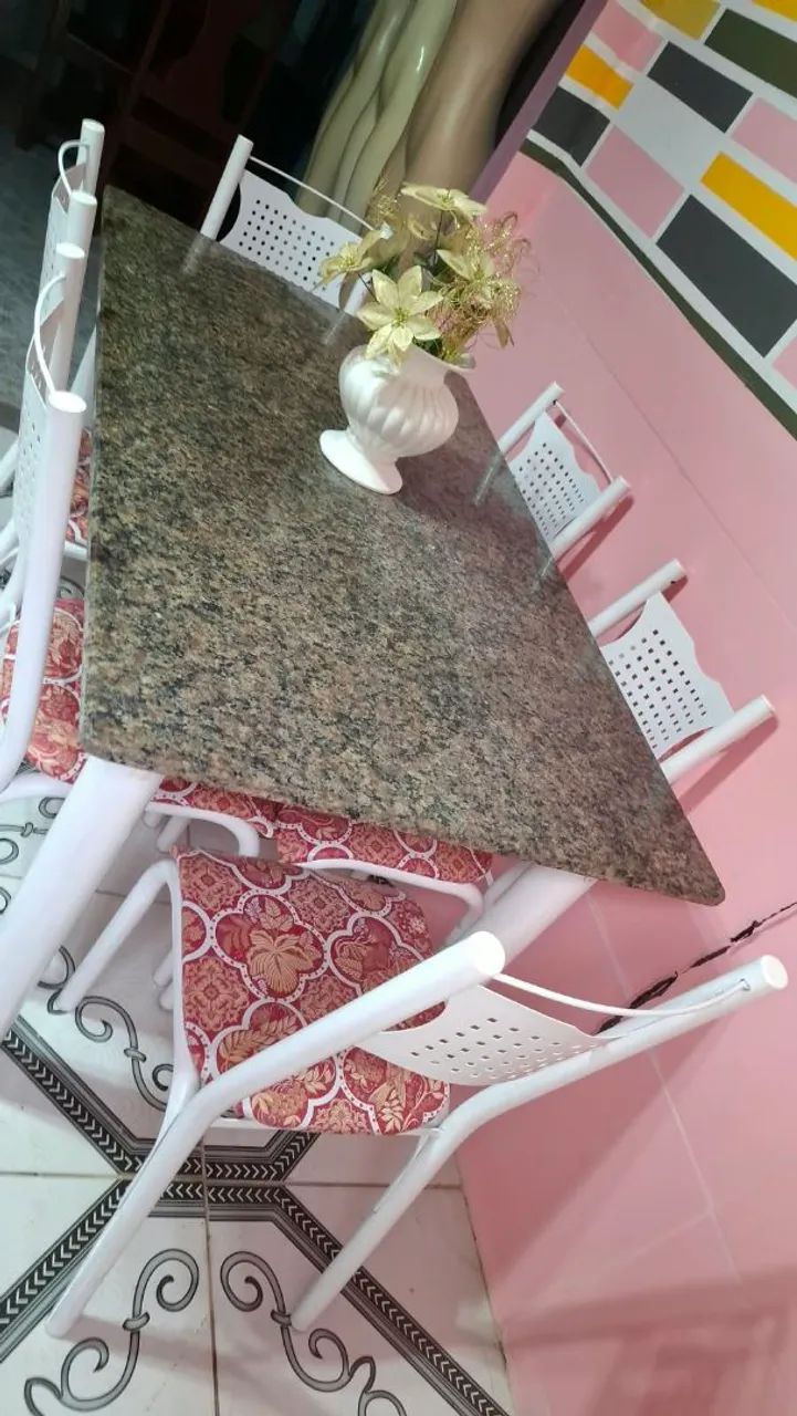 Mesa de jantar de mármore  - Foto 5