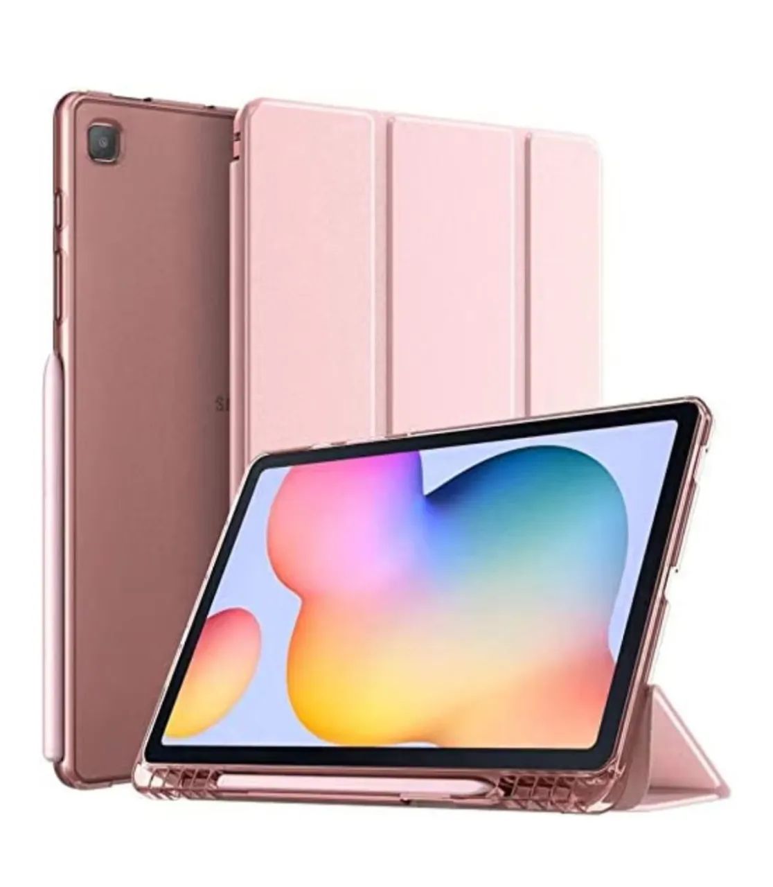 Tablet S6 Samsung  vai com capa rosa e caneta. - Foto 2