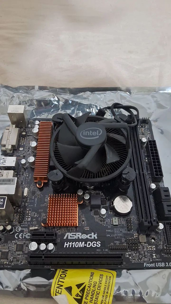 Kit placa mãe + processador intel genéricos  - Foto 3