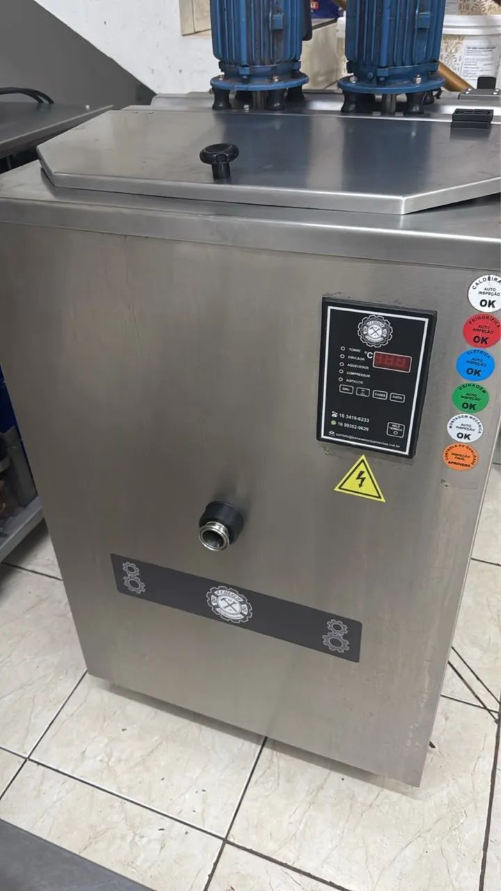 Pasteurizadora de calda 80 litros 