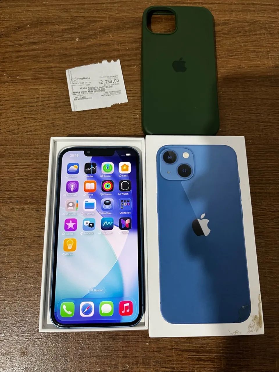 iPhone 13 azul - único dono na caixa  - Foto 2
