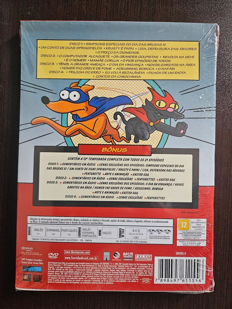 【中古】「非常に良い」Simpsons: Season 12/ [DVD] [Import] DVD Os Simpsons 12 décima segunda temporada completa- original
