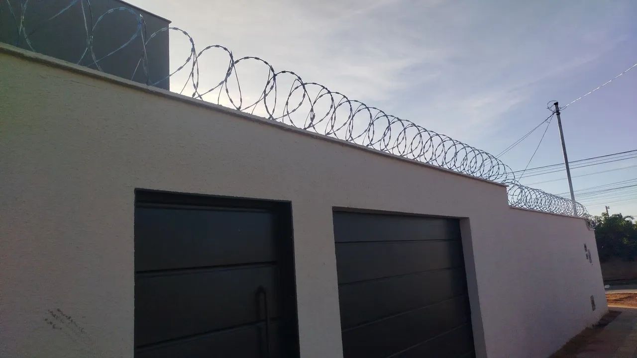 Concertina dupla clipada de 45cm ou de 30cm galvanida  - Foto 4