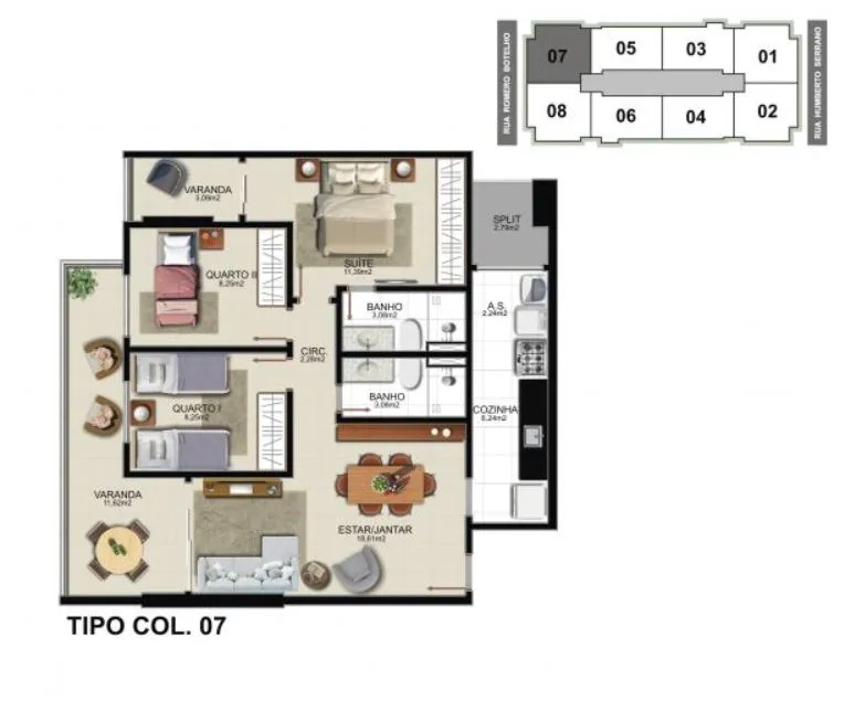 PLANTA 82m²
