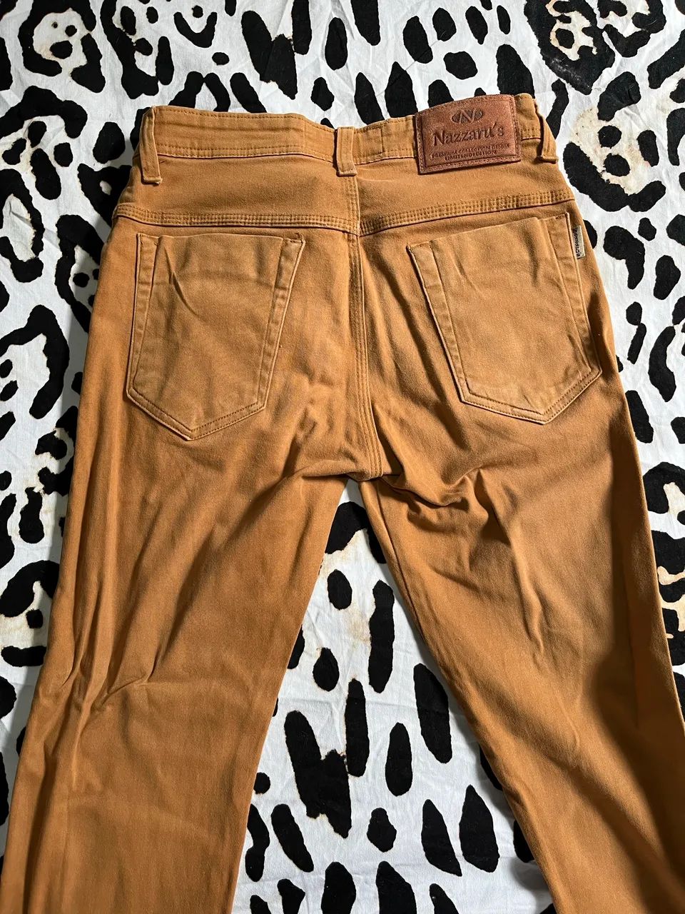 Calça Bege Escuro Tam 38 Skinny com elastano - Foto 2