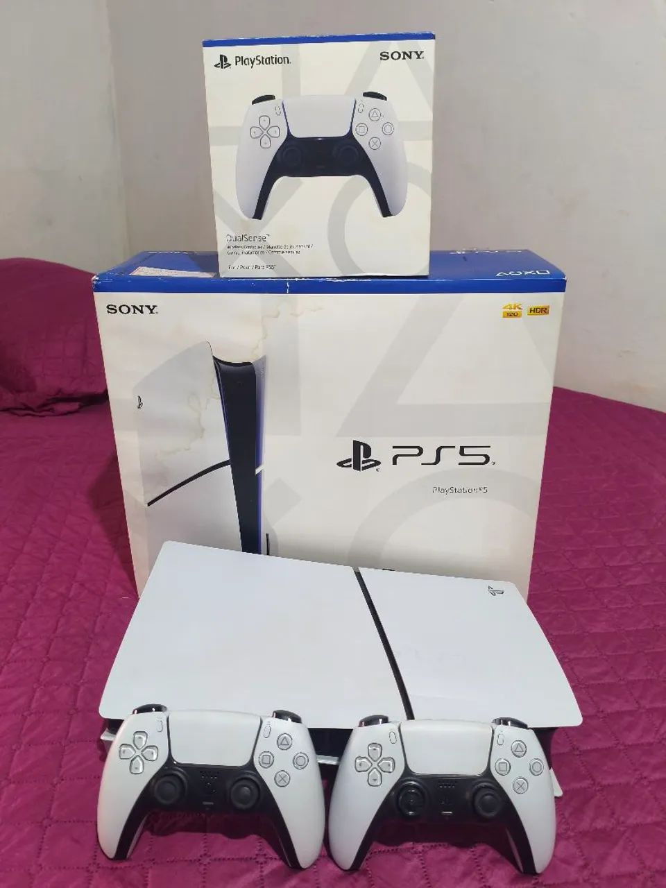 PS5 Slim com 2 Controles (MUITO CONSERVADO) - Foto 4