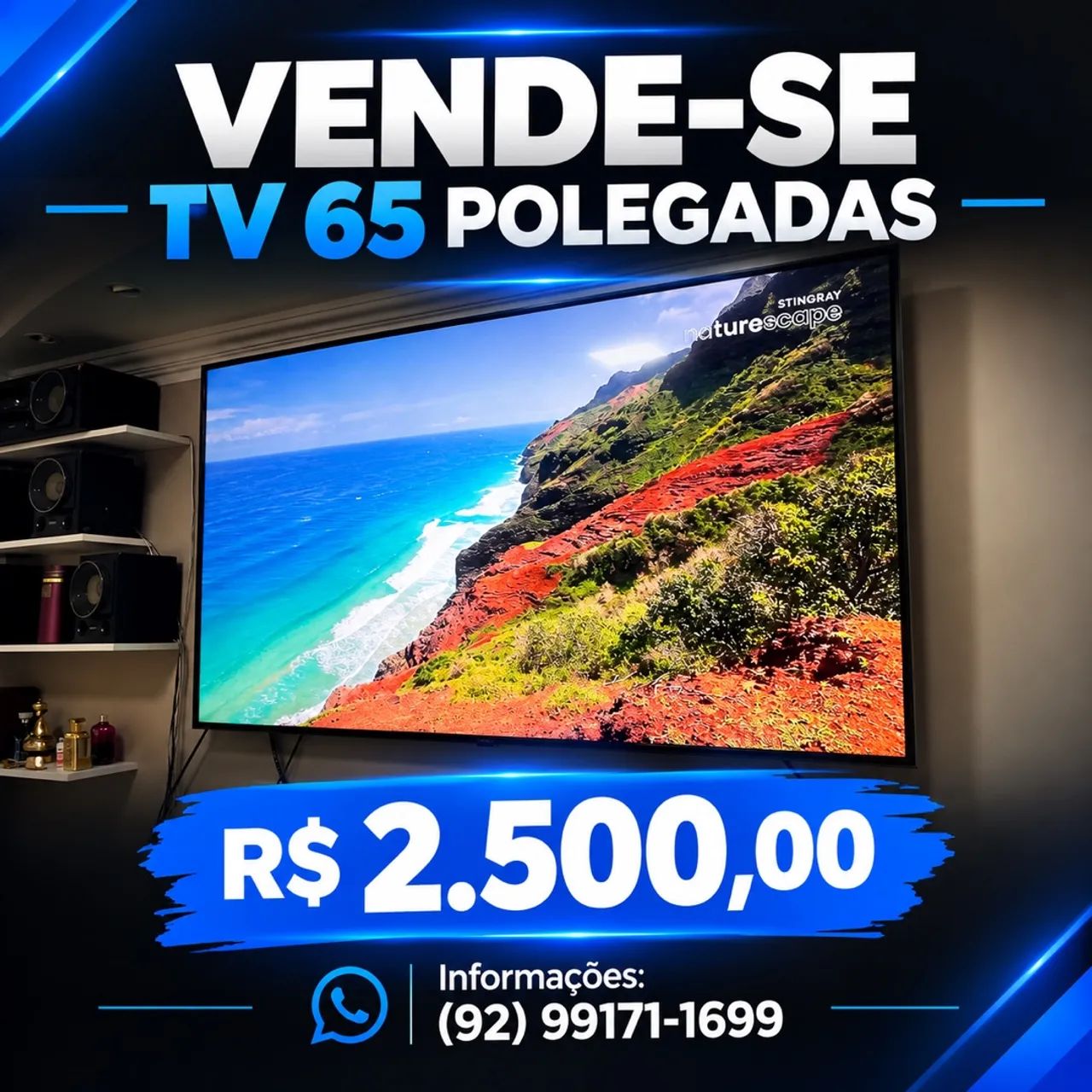 Televisão LG 65 pol 