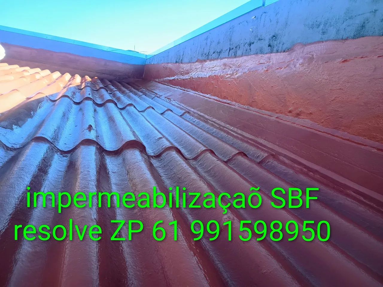 Impermeabilização SBF resolve qualquer tipos de telhados  - Foto 2