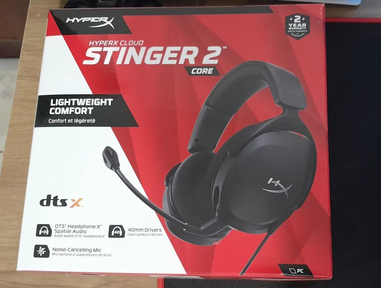 Fone headset hyperx cloud stinger 2 core