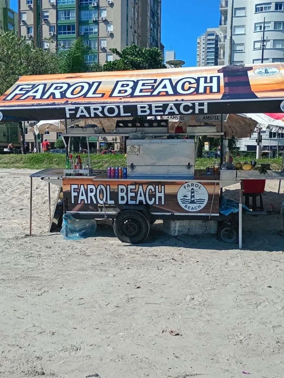 Carrinho de praia canal 6