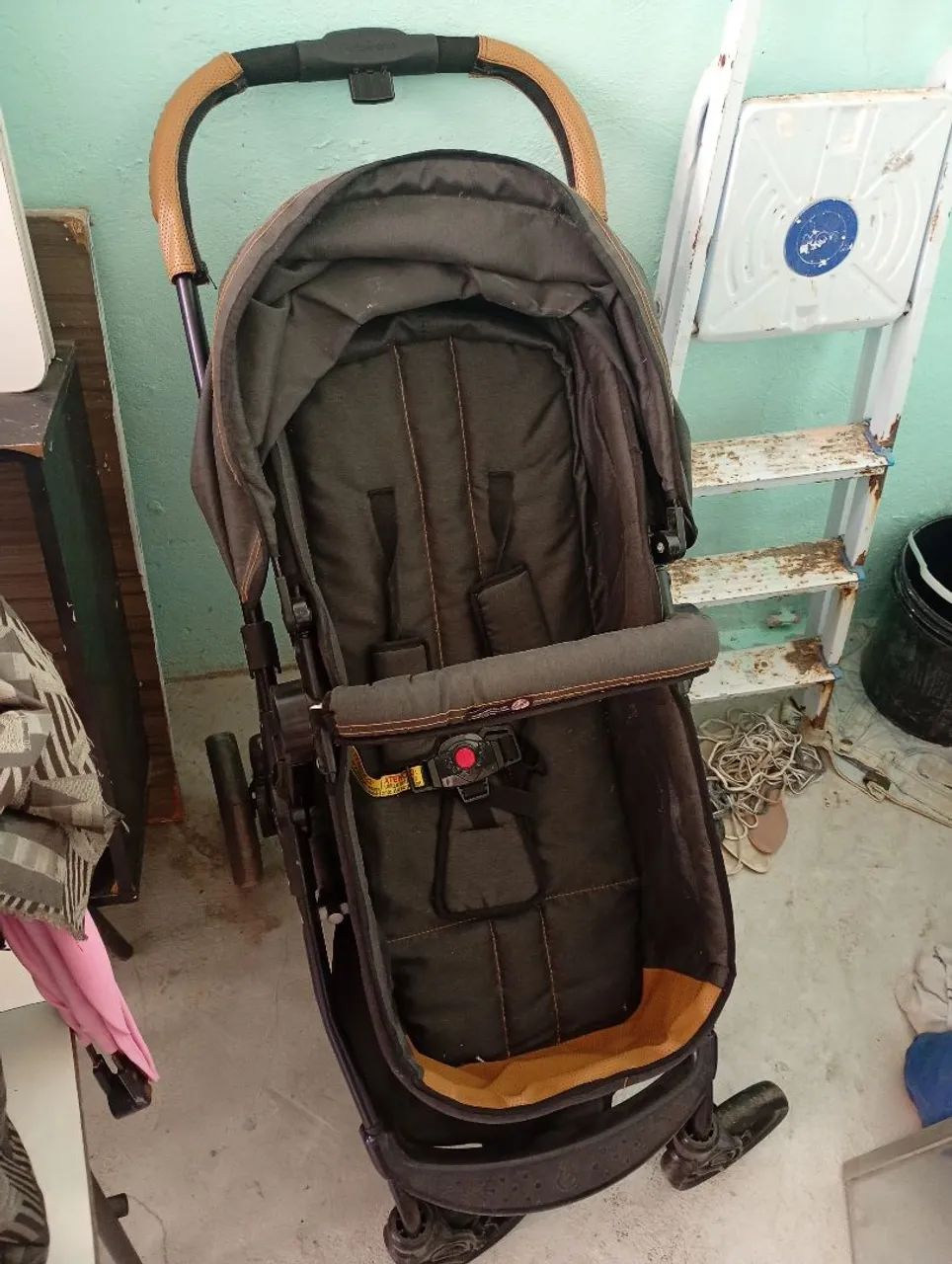 Carrinho de bebe com bebê conforto - Foto 2