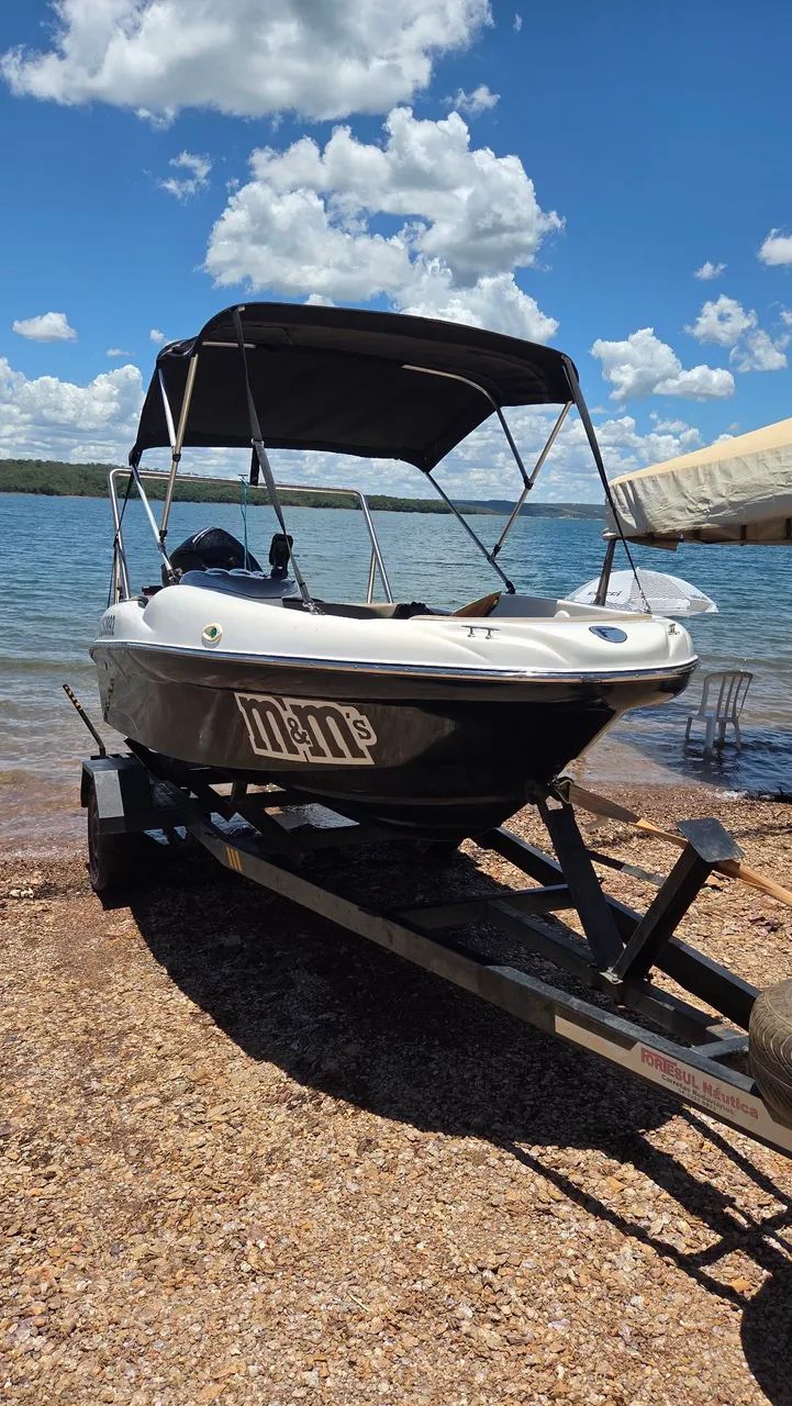 Lancha 16 pes, completa, com motor 60hp4T mercury.  - Foto 6