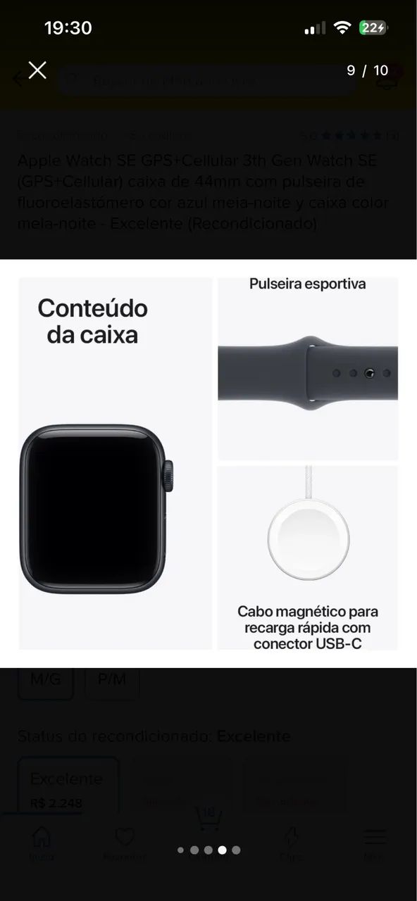Apple Watch SE 3 GPS 44mm - Foto 4