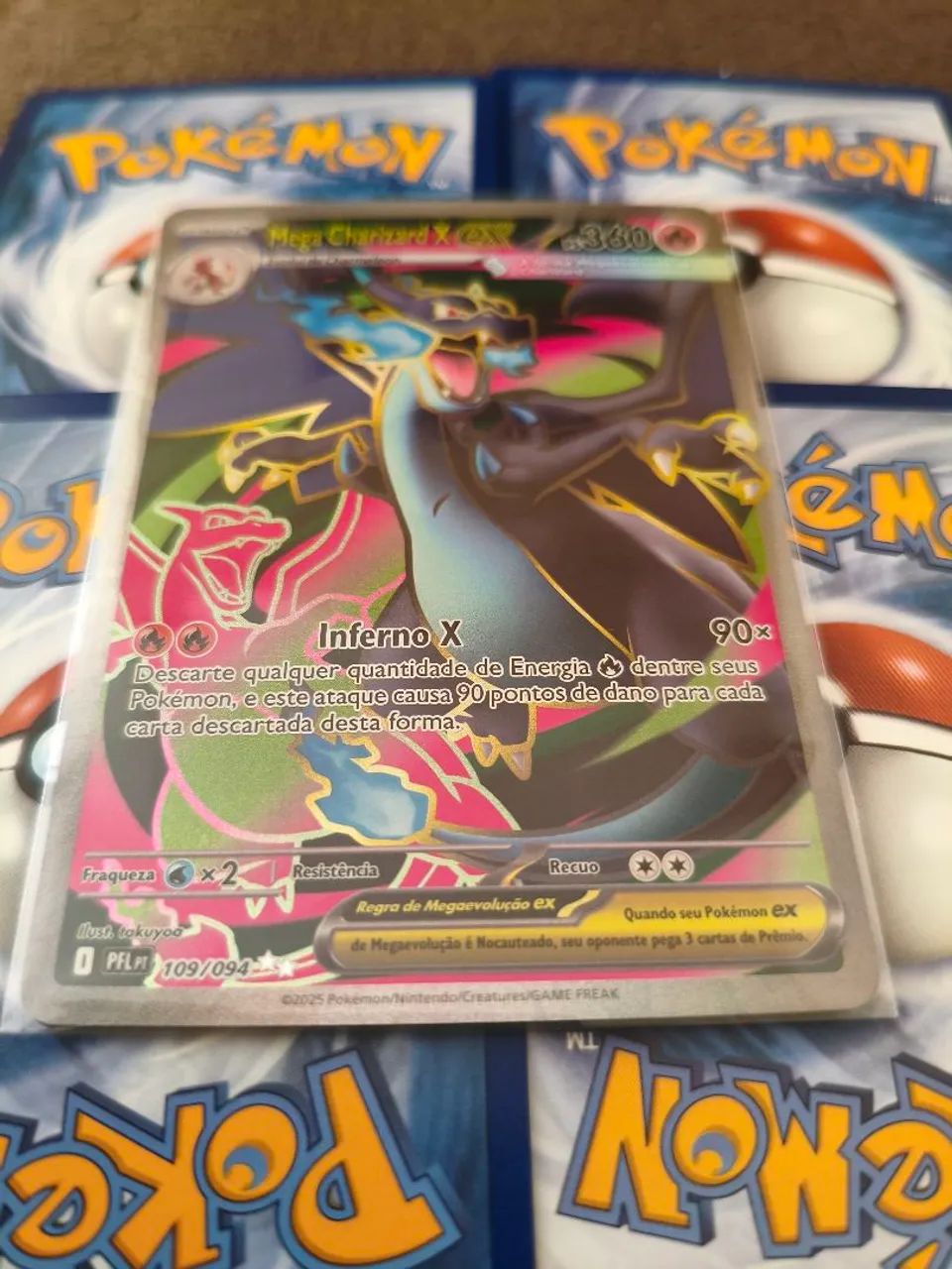Carta Mega Charizard mega evolução  - Foto 2