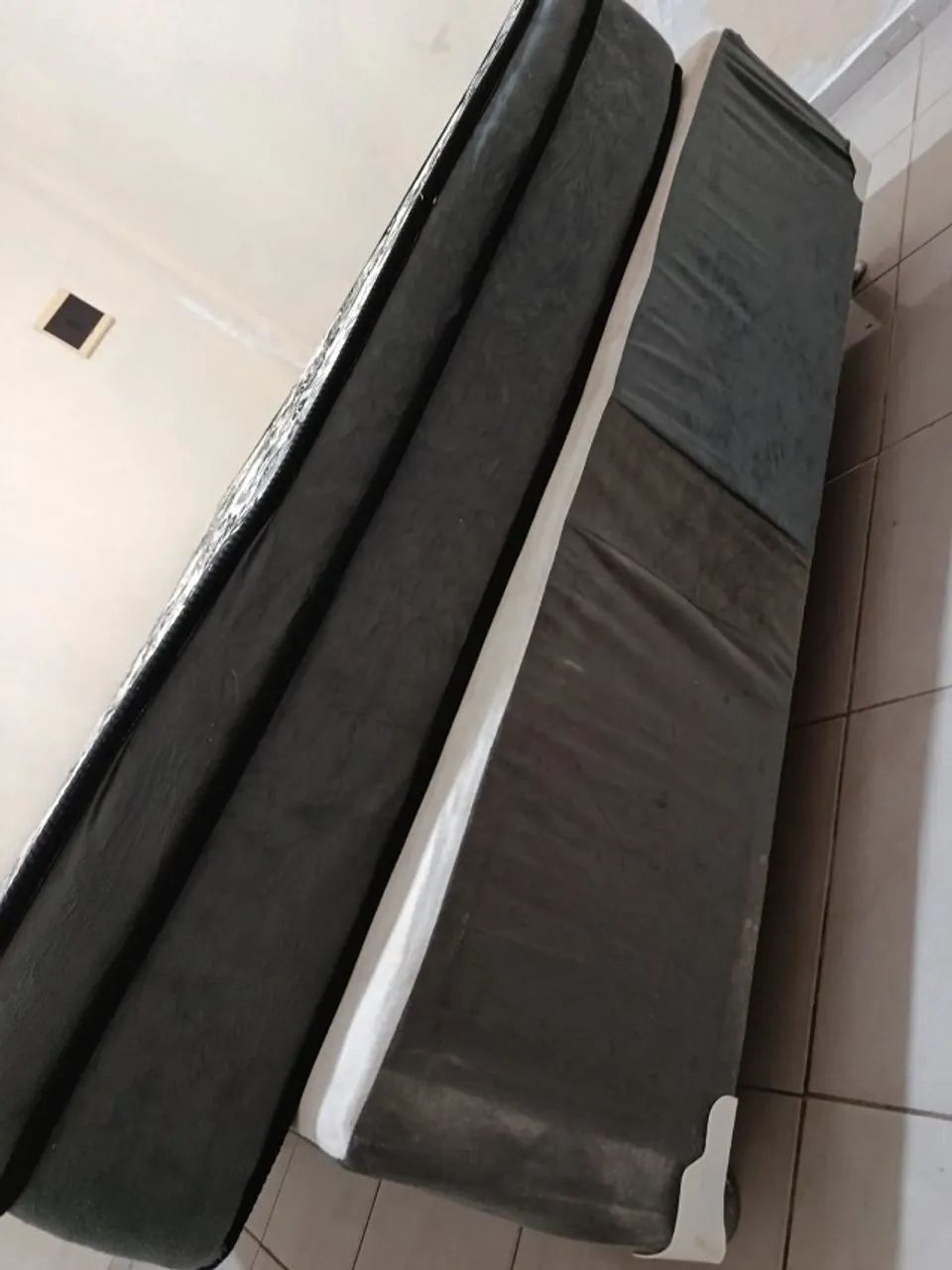Cama Box Casal (138 x 188 cm) usada - Foto 5