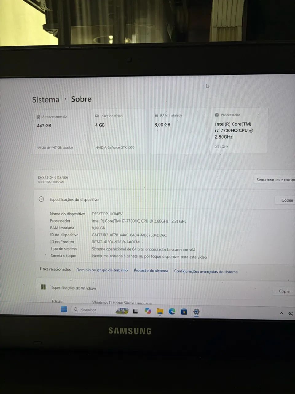 Notebook Samsung Odyssey - Foto 3