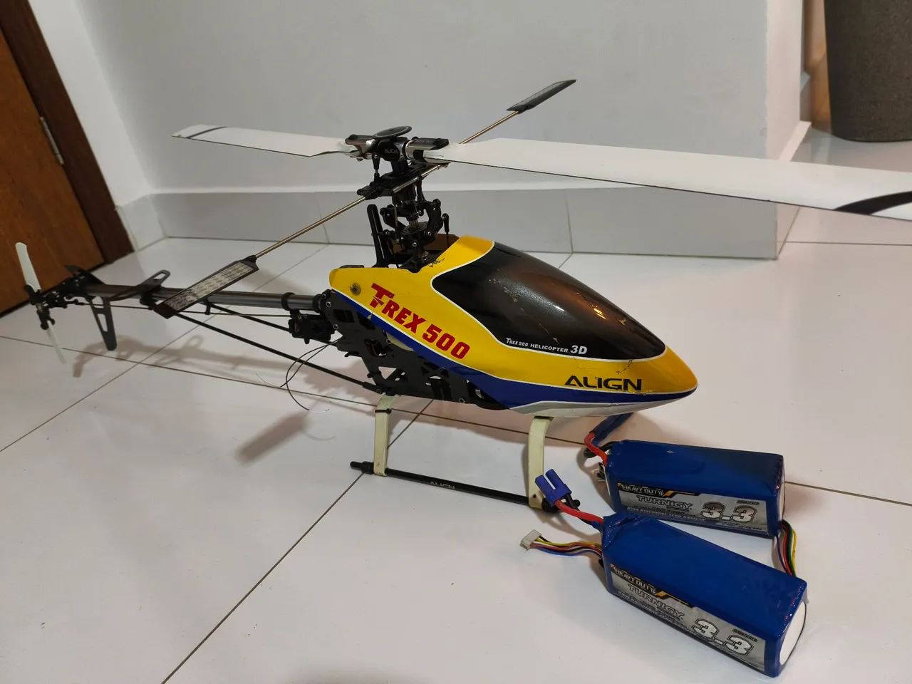 Helicóptero align t-rex 500 flybar 